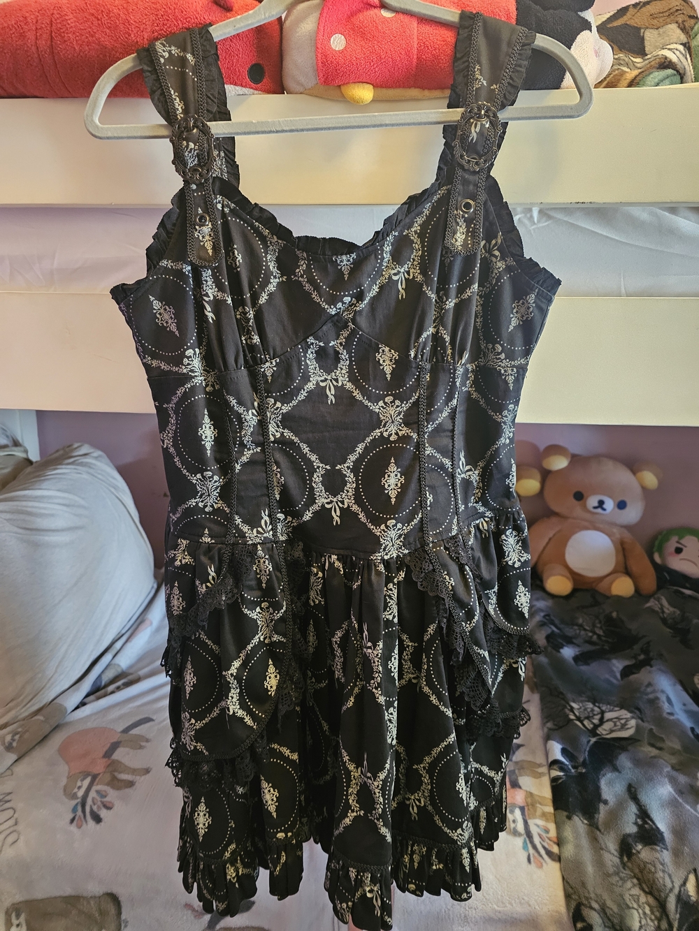 Lip Service Black Gothic Lace Mini Dress
